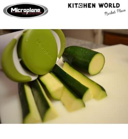 มีดหั่นผักผลไม้แสตนเลส Microplane PT3113 สีเขียว/ขาว_4
